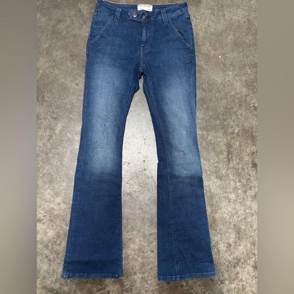 We The Free Dark Blue Denim Pants